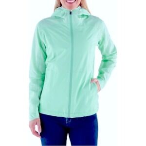 KUHL Jetstream Jacket Womens XS Mint Honeydew Waterproof Hooded Outdoor Active